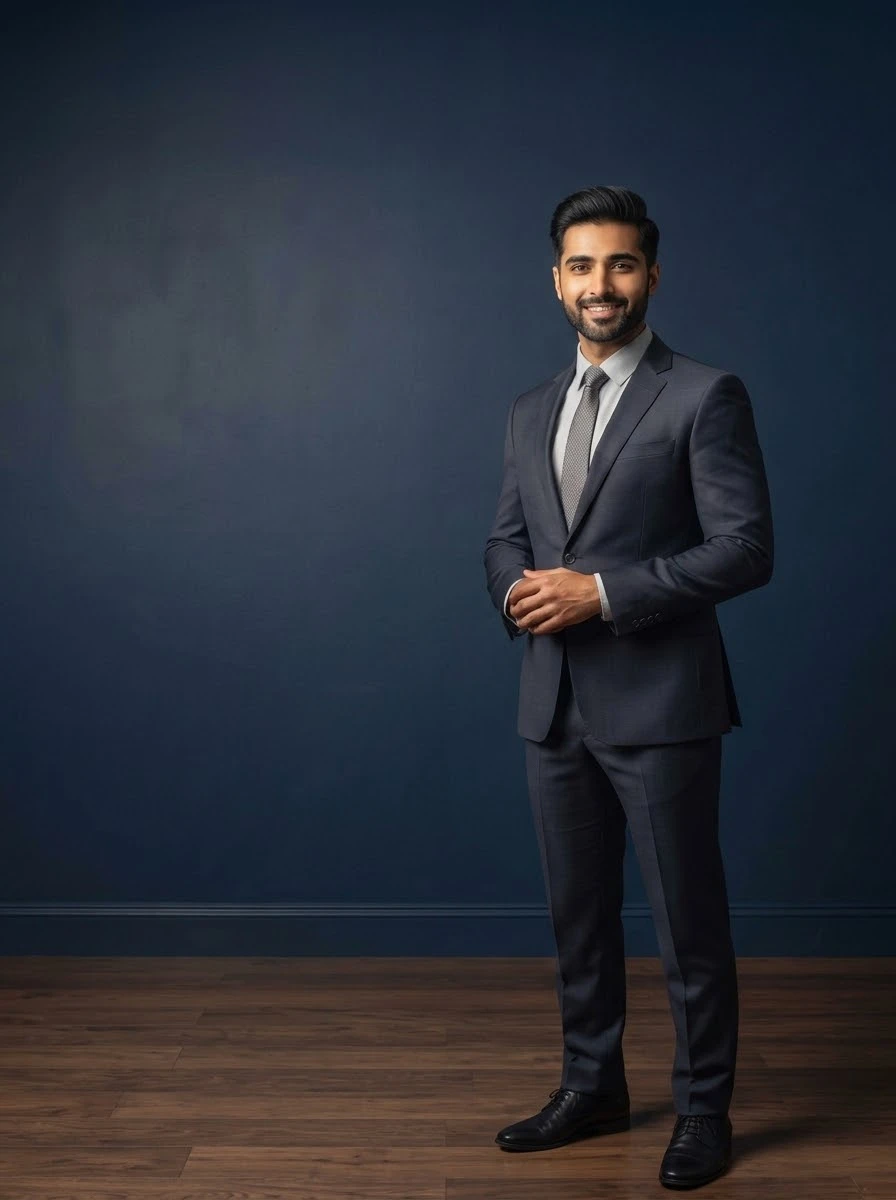 Portrait of Ahmed Raza